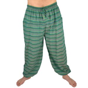 Pantalon bouffant rayé