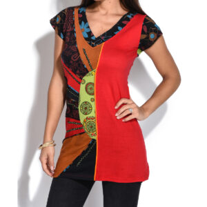 Tunique patch coton