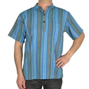 Chemise rayée manche courte