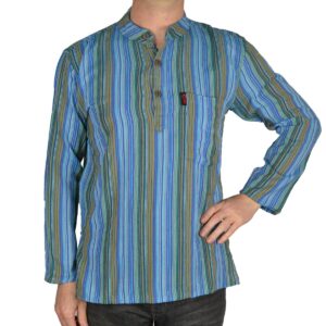 Chemise rayée Népali