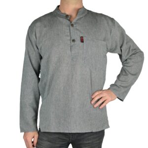 Chemise unie Népali