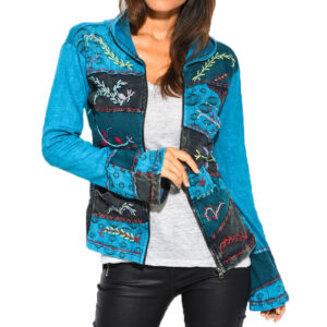 Veste patch délavé