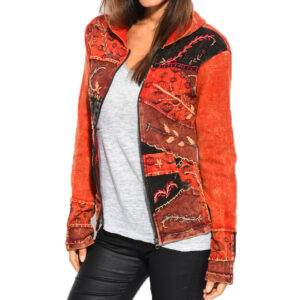 Veste patch délavé