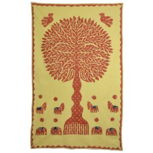 Tenture artisanale Inde