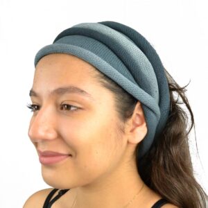 Bandeau double bicolore coton