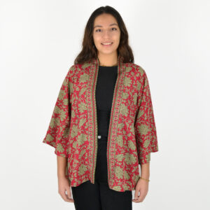 Haut manches longues imprimé polyester