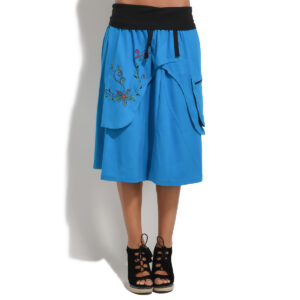Jupe poche broderie