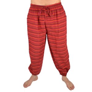 Pantalon bouffant rayé