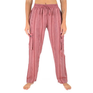 Pantalon Rayé coton