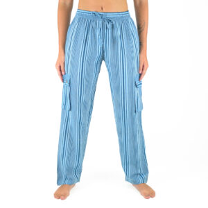 Pantalon Rayé coton