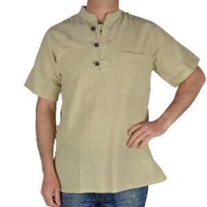 Chemise unie Népal coton