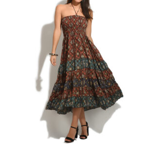 Robe imprimée 3 en 1 polyester