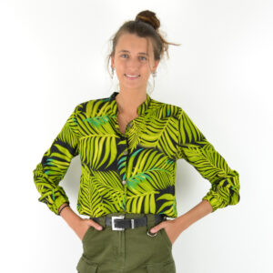Veste courte imprimée