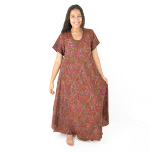 Robe polyester imprimée