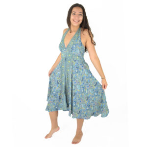 Robe polyester imprimée