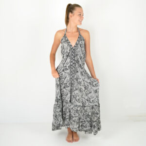 Robe polyester imprimée