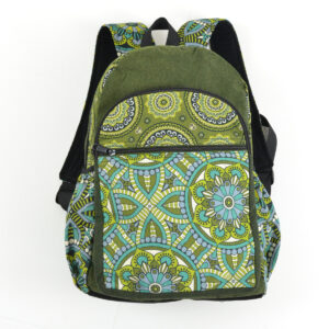 Sac à dos imprimé coton
