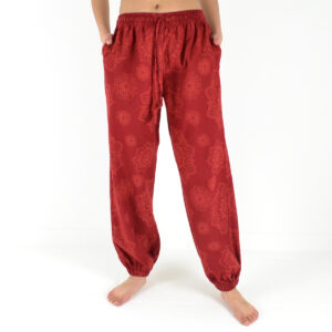 Pantalon imprimé coton