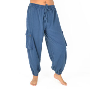Pantalon uni coton