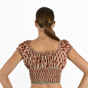 Top Imprimé polyester