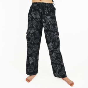 Pantalon imprimé coton