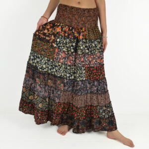 Jupe longue patchwork