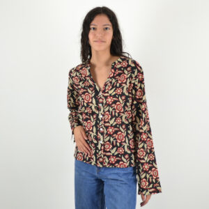 Chemisier imprimé Coton