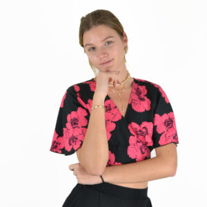 Top Imprimé polyester