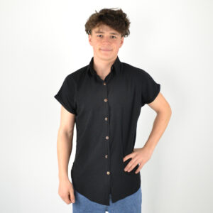 Chemise uni manche courte
