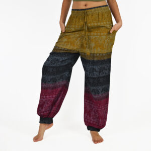 Pantalon Imprimé Coton