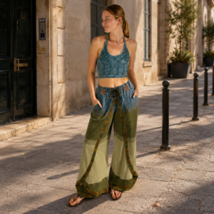 Pantalon Sari Broderie